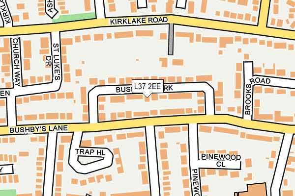 L37 2EE map - OS OpenMap – Local (Ordnance Survey)
