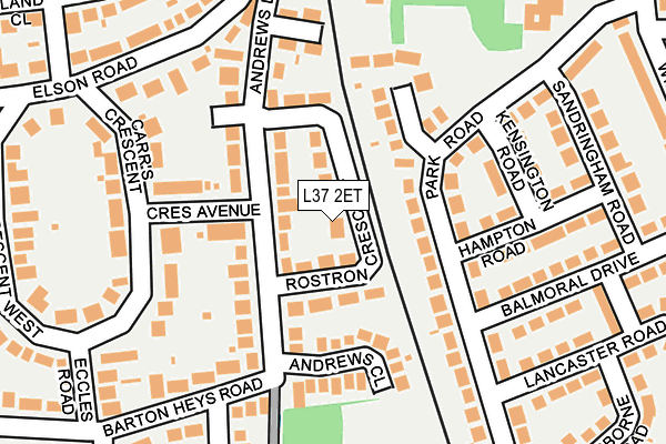 L37 2ET map - OS OpenMap – Local (Ordnance Survey)