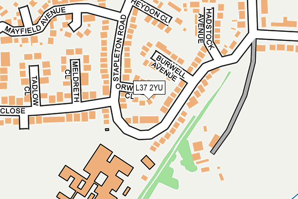 L37 2YU map - OS OpenMap – Local (Ordnance Survey)