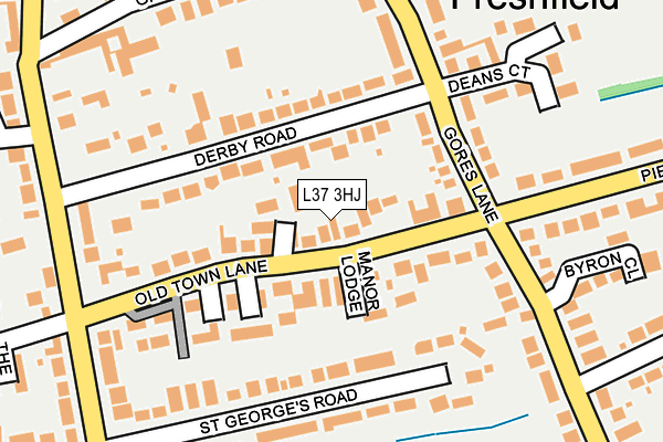 L37 3HJ map - OS OpenMap – Local (Ordnance Survey)