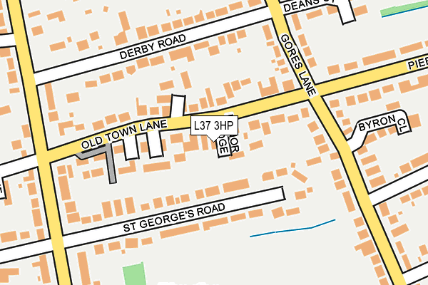 L37 3HP map - OS OpenMap – Local (Ordnance Survey)