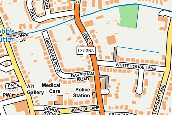 L37 3NA map - OS OpenMap – Local (Ordnance Survey)