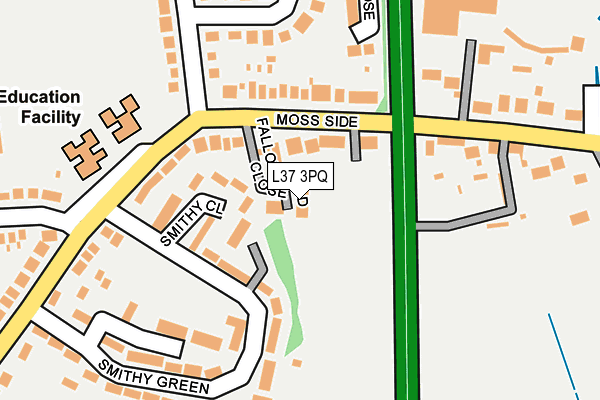 L37 3PQ map - OS OpenMap – Local (Ordnance Survey)