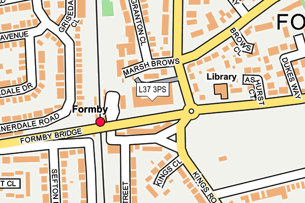 L37 3PS map - OS OpenMap – Local (Ordnance Survey)