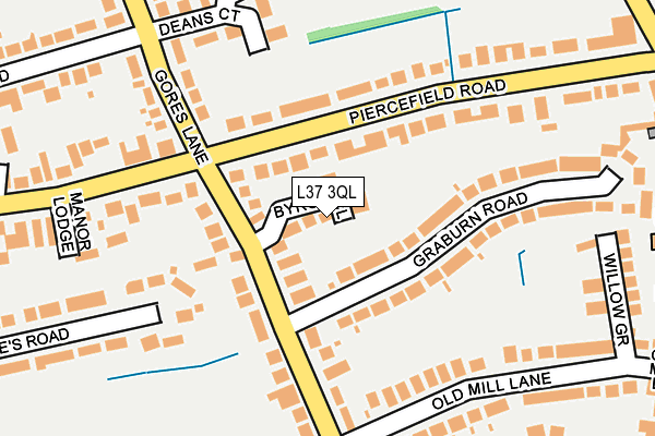 L37 3QL map - OS OpenMap – Local (Ordnance Survey)