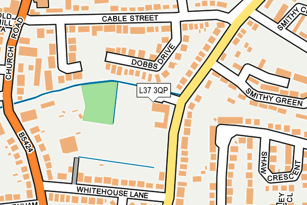 L37 3QP map - OS OpenMap – Local (Ordnance Survey)