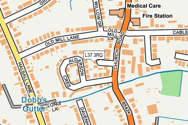 L37 3RQ map - OS OpenMap – Local (Ordnance Survey)
