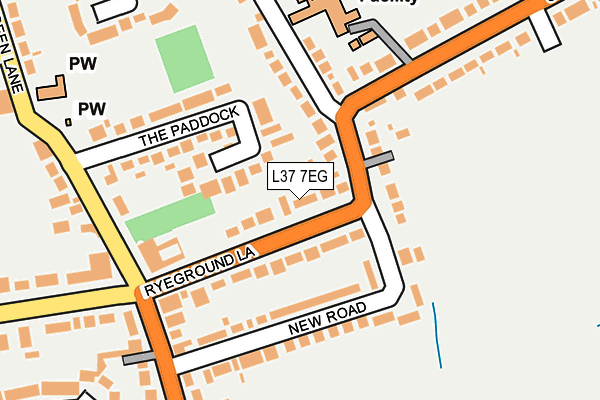L37 7EG map - OS OpenMap – Local (Ordnance Survey)