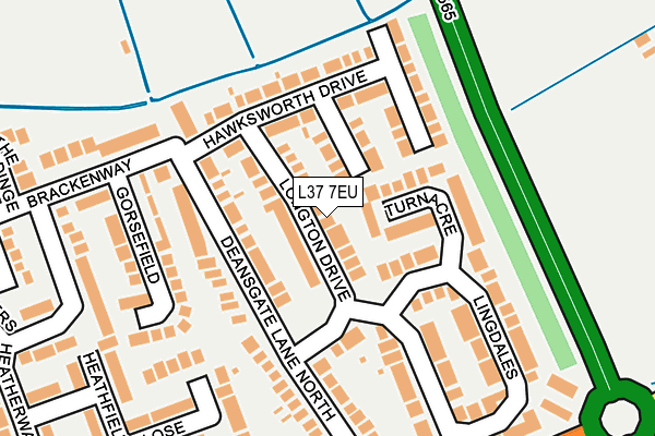 L37 7EU map - OS OpenMap – Local (Ordnance Survey)