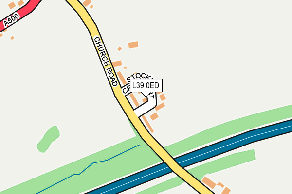 L39 0ED map - OS OpenMap – Local (Ordnance Survey)
