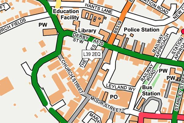 L39 2EQ map - OS OpenMap – Local (Ordnance Survey)