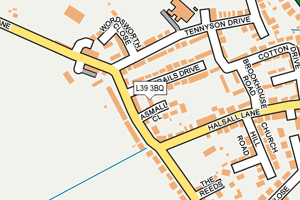 L39 3BQ map - OS OpenMap – Local (Ordnance Survey)