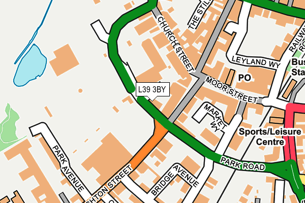 L39 3BY map - OS OpenMap – Local (Ordnance Survey)