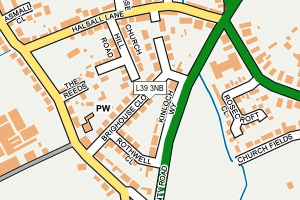 L39 3NB map - OS OpenMap – Local (Ordnance Survey)