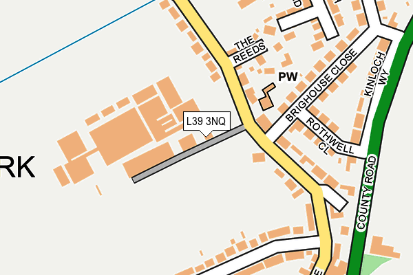L39 3NQ map - OS OpenMap – Local (Ordnance Survey)