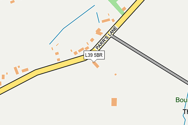 L39 5BR map - OS OpenMap – Local (Ordnance Survey)