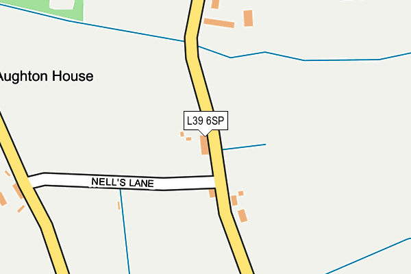 L39 6SP map - OS OpenMap – Local (Ordnance Survey)