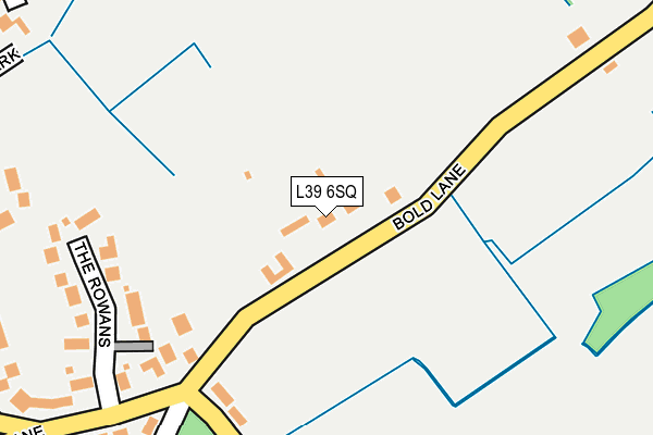 L39 6SQ map - OS OpenMap – Local (Ordnance Survey)