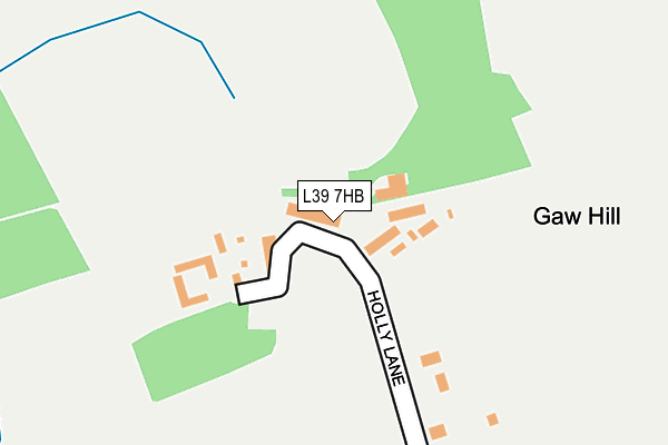 L39 7HB map - OS OpenMap – Local (Ordnance Survey)