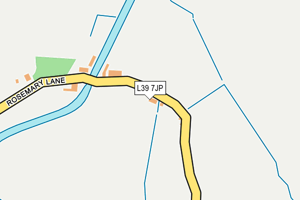 L39 7JP map - OS OpenMap – Local (Ordnance Survey)