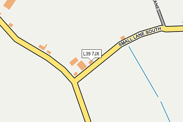 L39 7JX map - OS OpenMap – Local (Ordnance Survey)