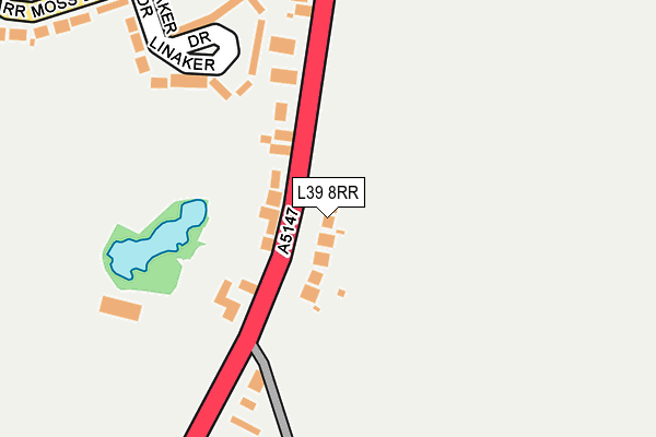 L39 8RR map - OS OpenMap – Local (Ordnance Survey)