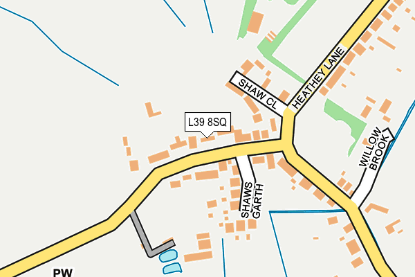 L39 8SQ map - OS OpenMap – Local (Ordnance Survey)