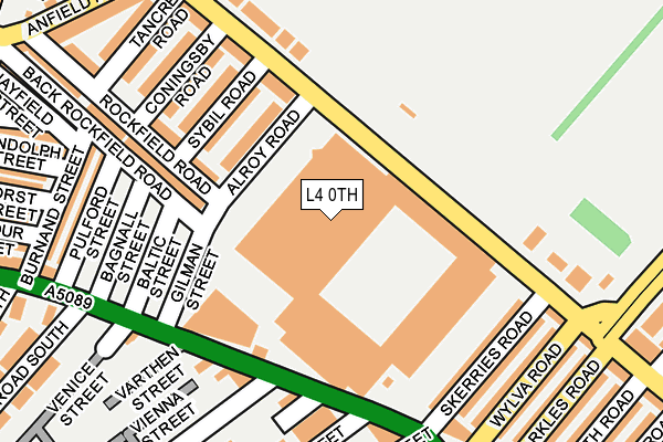 L4 0TH map - OS OpenMap – Local (Ordnance Survey)