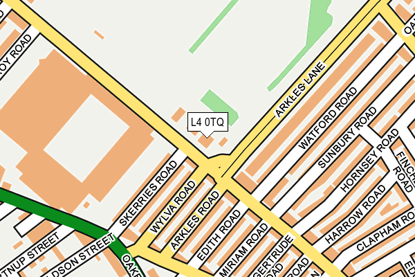 L4 0TQ map - OS OpenMap – Local (Ordnance Survey)