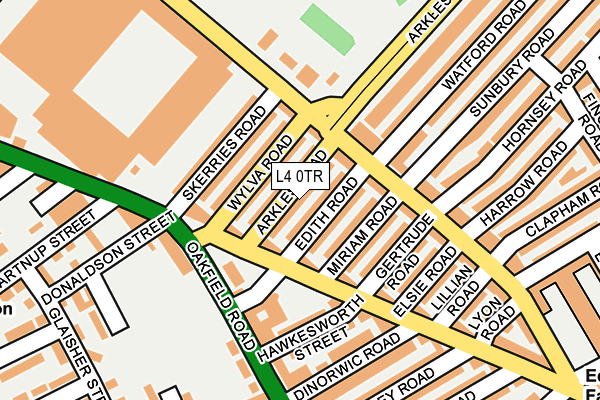 L4 0TR map - OS OpenMap – Local (Ordnance Survey)