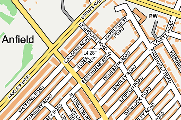 L4 2ST map - OS OpenMap – Local (Ordnance Survey)