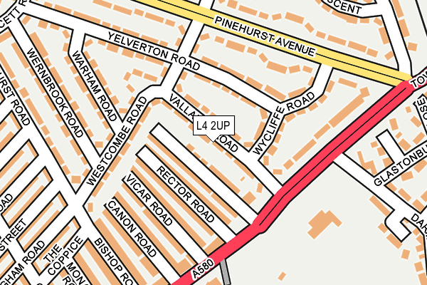 L4 2UP map - OS OpenMap – Local (Ordnance Survey)