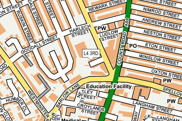 L4 3RD map - OS OpenMap – Local (Ordnance Survey)
