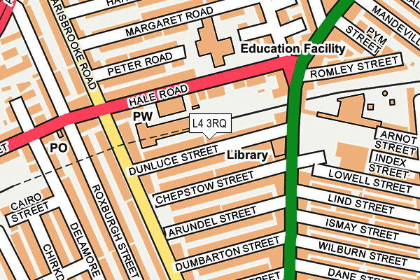 L4 3RQ map - OS OpenMap – Local (Ordnance Survey)