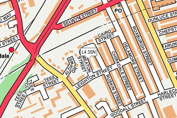 L4 3SN map - OS OpenMap – Local (Ordnance Survey)