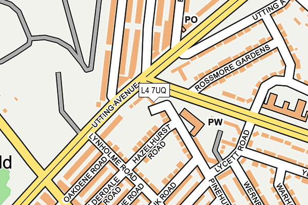 L4 7UQ map - OS OpenMap – Local (Ordnance Survey)