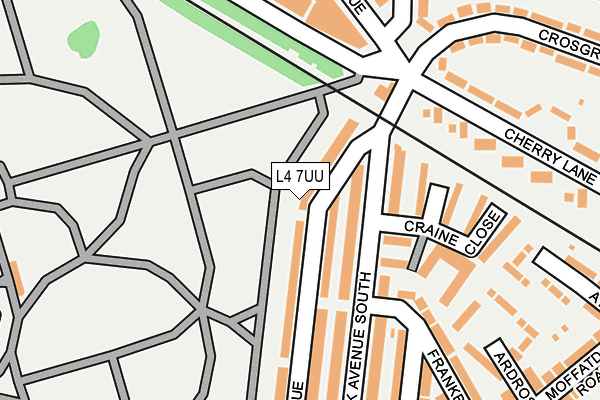 L4 7UU map - OS OpenMap – Local (Ordnance Survey)