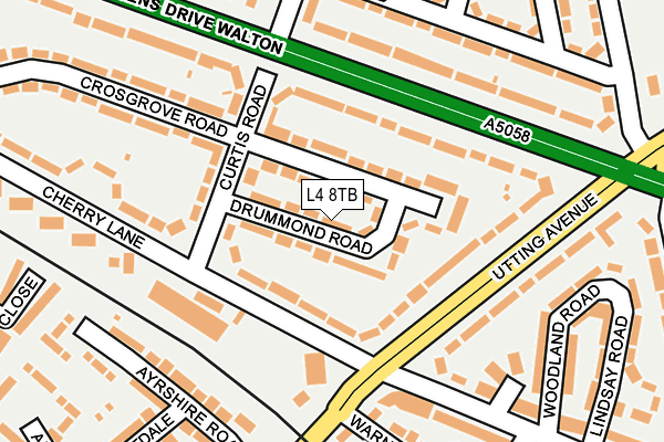 L4 8TB map - OS OpenMap – Local (Ordnance Survey)