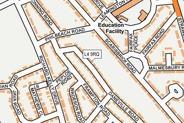 L4 9RQ map - OS OpenMap – Local (Ordnance Survey)