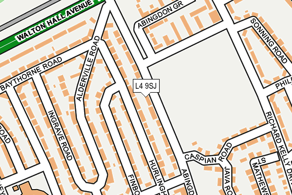 L4 9SJ map - OS OpenMap – Local (Ordnance Survey)