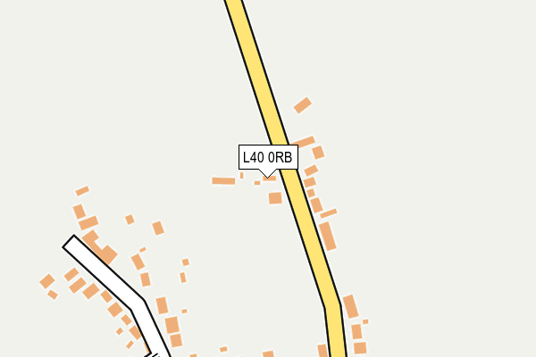 L40 0RB map - OS OpenMap – Local (Ordnance Survey)