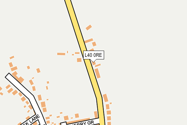 L40 0RE map - OS OpenMap – Local (Ordnance Survey)