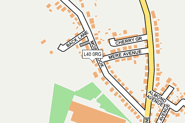L40 0RG map - OS OpenMap – Local (Ordnance Survey)
