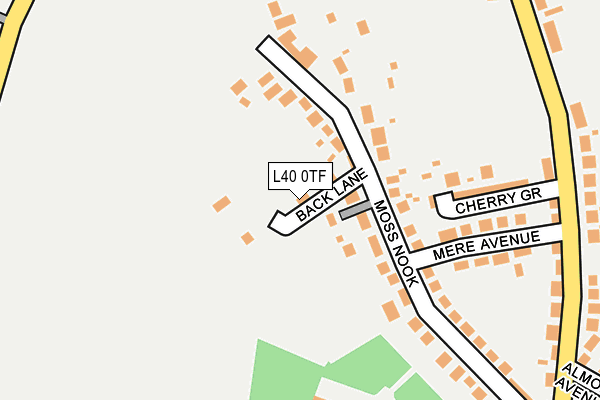 L40 0TF map - OS OpenMap – Local (Ordnance Survey)