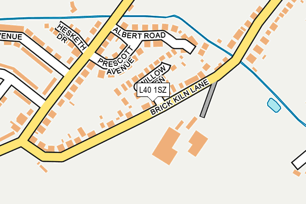 L40 1SZ map - OS OpenMap – Local (Ordnance Survey)