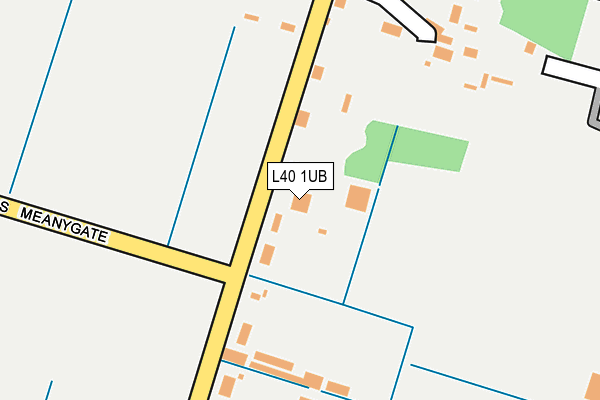 L40 1UB map - OS OpenMap – Local (Ordnance Survey)