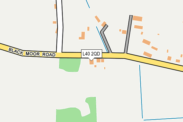 L40 2QD map - OS OpenMap – Local (Ordnance Survey)