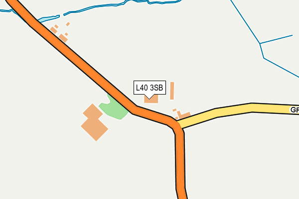 L40 3SB map - OS OpenMap – Local (Ordnance Survey)