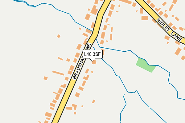 L40 3SF map - OS OpenMap – Local (Ordnance Survey)