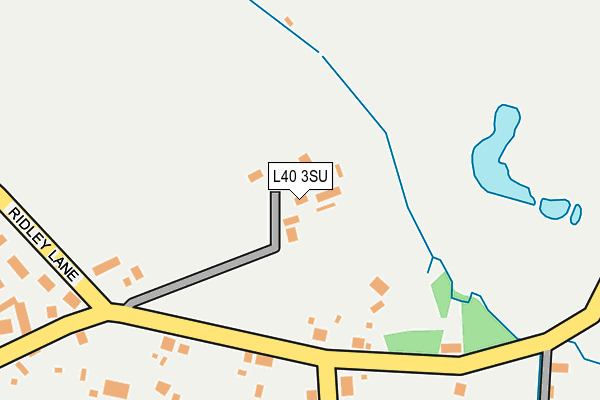L40 3SU map - OS OpenMap – Local (Ordnance Survey)